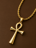 Collar cruz egipcia