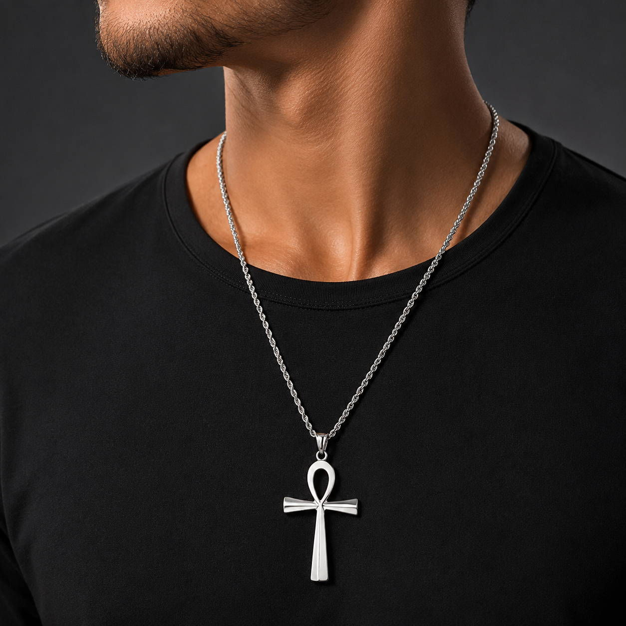 Collar cruz egipcia
