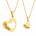 Collar duo de corazones mamá e hija