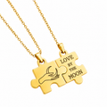 Collar para pareja Puzzle x2