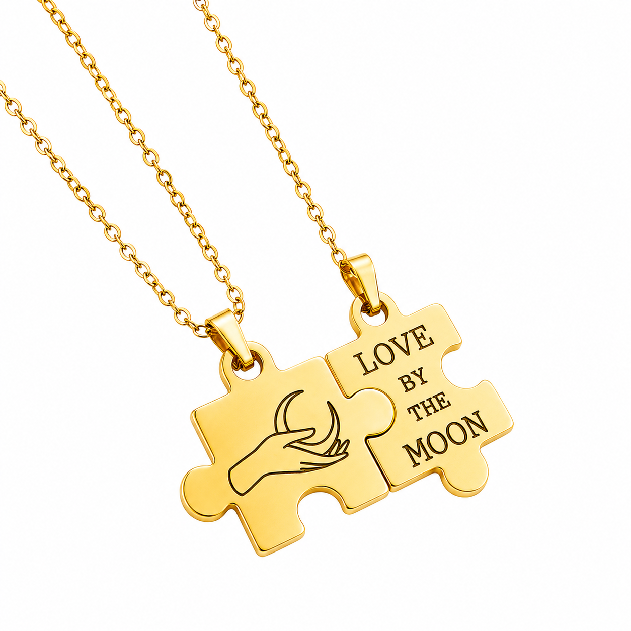 Collar para pareja Puzzle x2