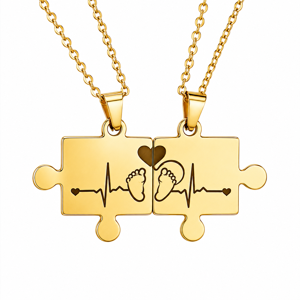 Collar para pareja Puzzle x2