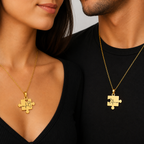 Collar para pareja Puzzle x2