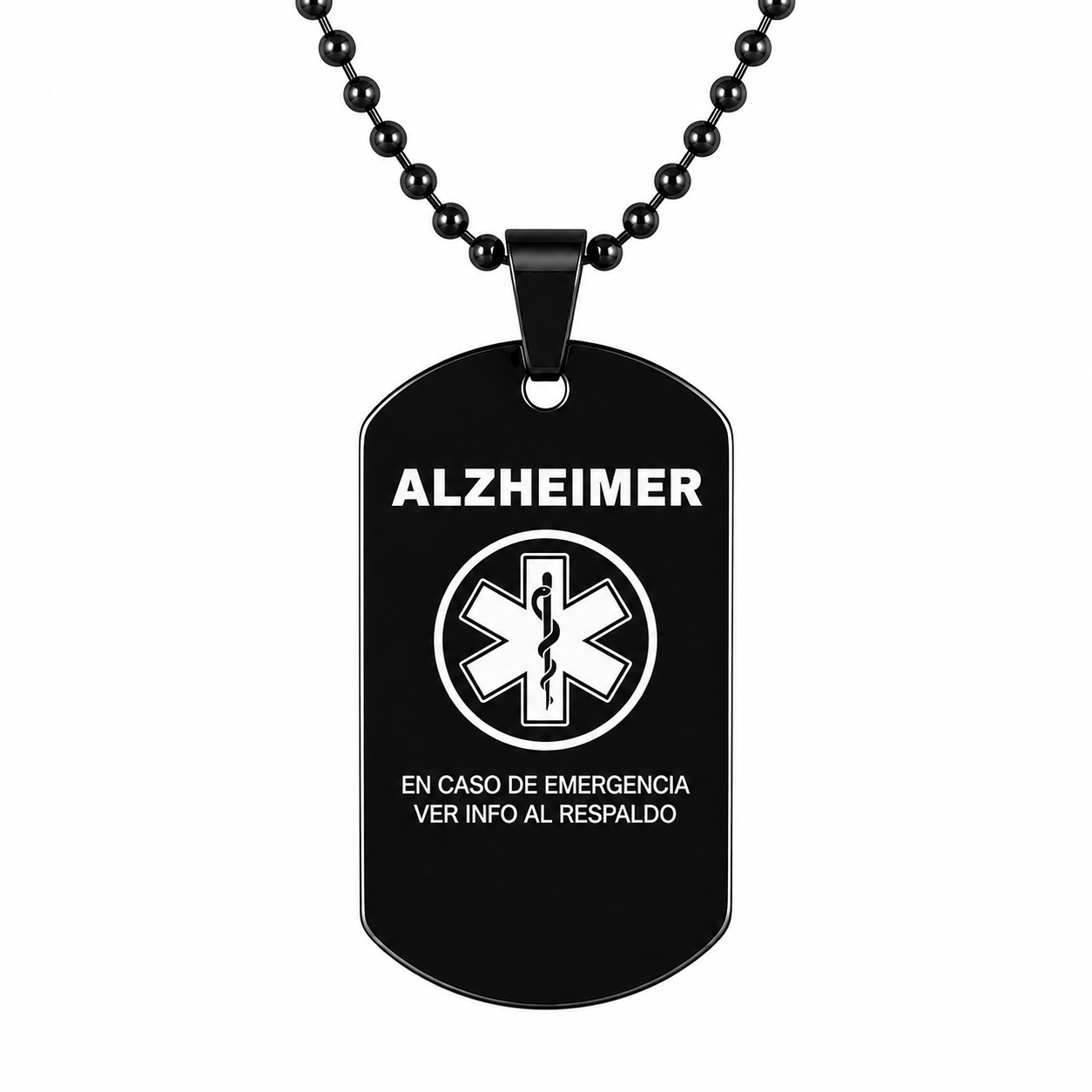 Collar SOS de Identificación Médica