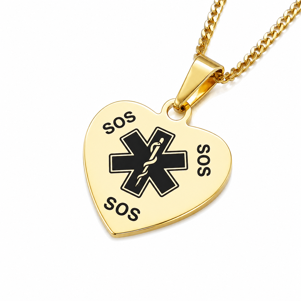 Collar SOS de Identificación Médica