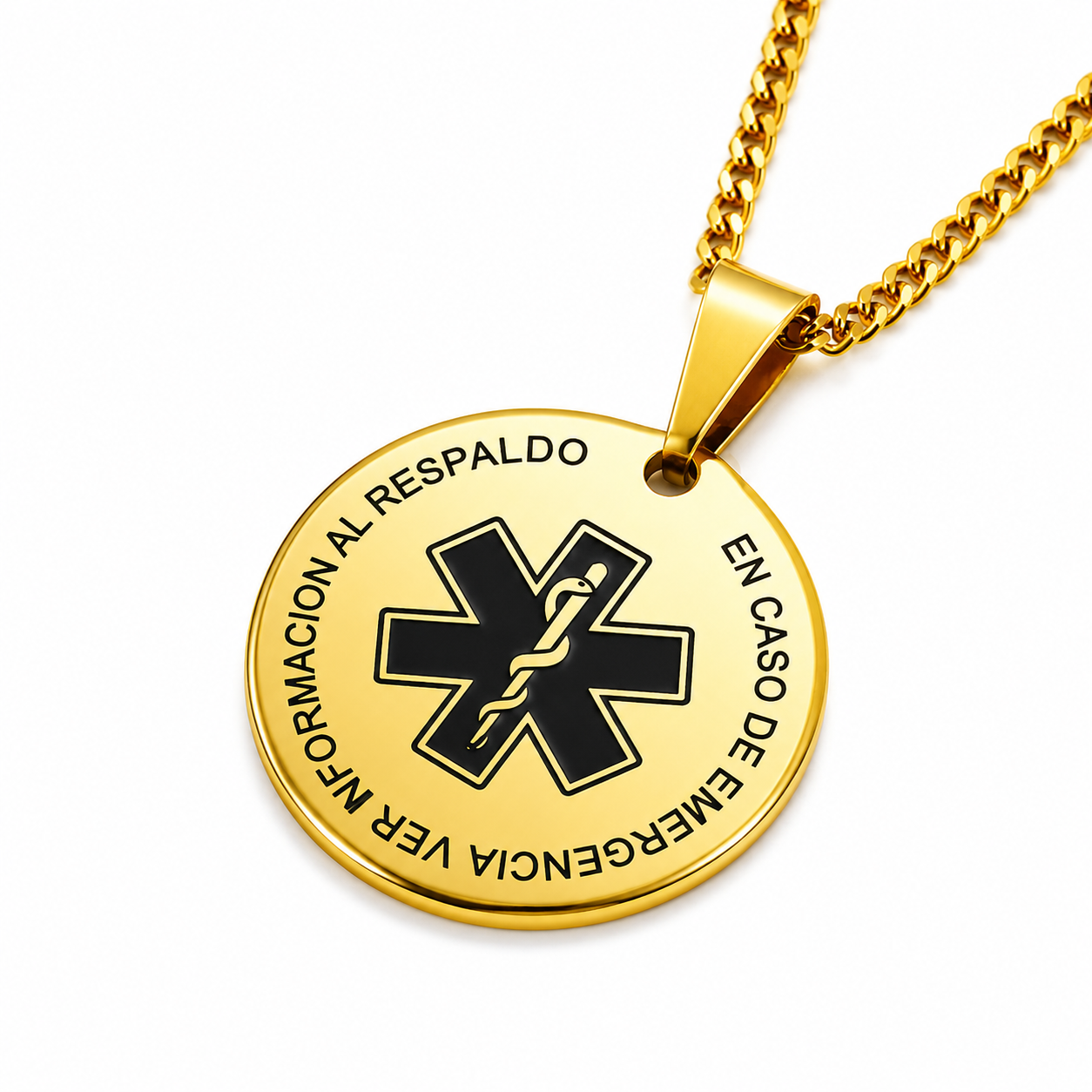 Collar SOS de Identificación Médica
