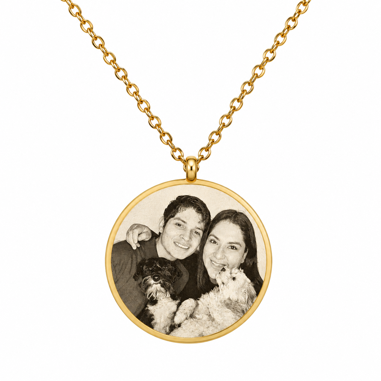 Collar placa mini personalizado