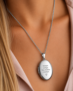 Collar relicario Ovalado Personalizado