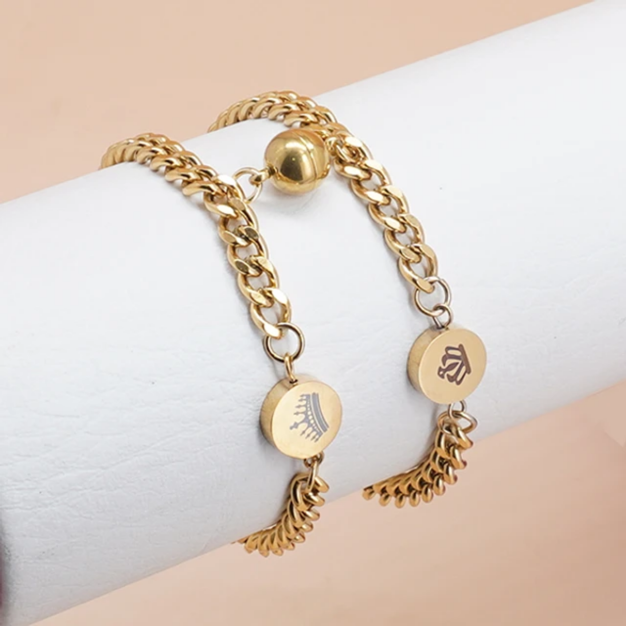 DUO DE PULSERAS CROWN MATCH