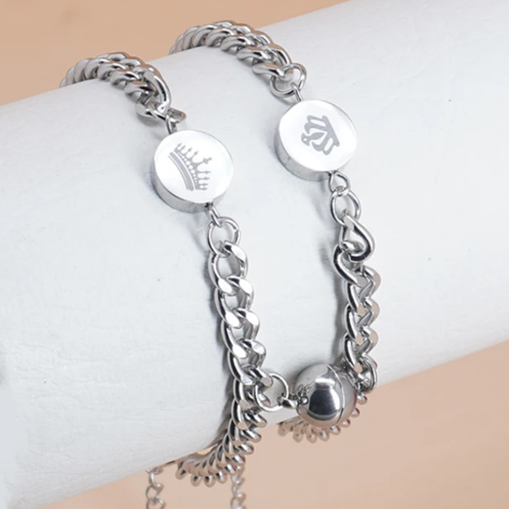 DUO DE PULSERAS CROWN MATCH