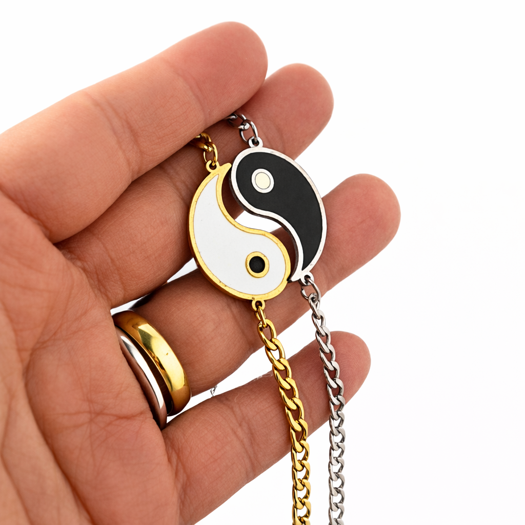 DUO DE PULSERAS YING & YANG