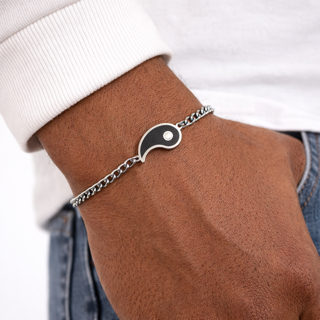 Yin en Yang armbandenset