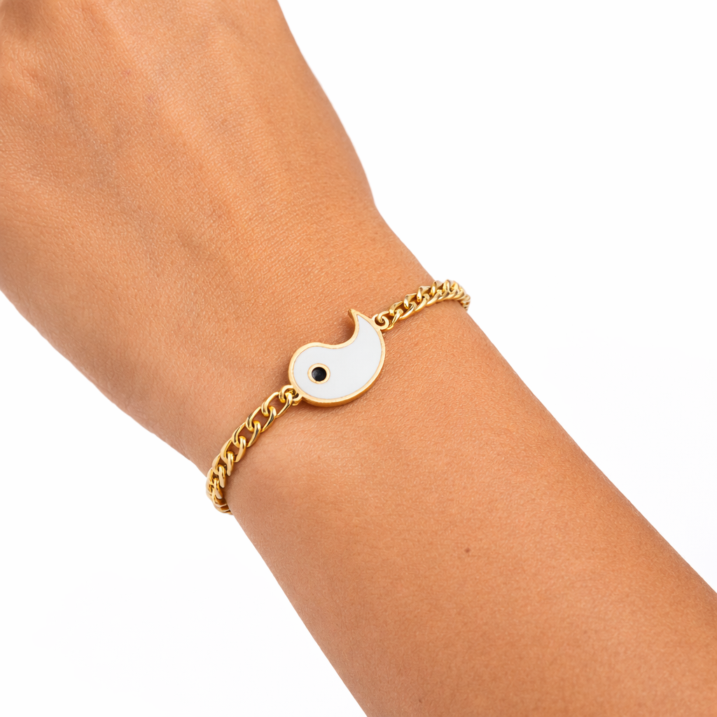 Yin en Yang armbandenset