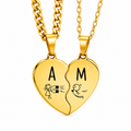 Set de Collares Corazón Partido