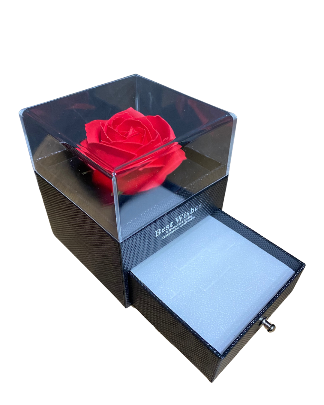 CAJA ROSA VITRINA