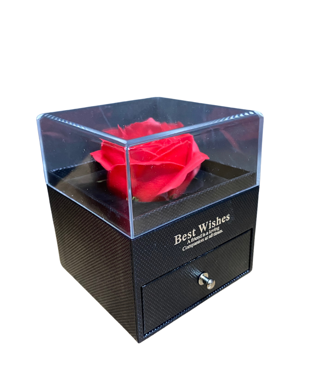 CAJA ROSA VITRINA