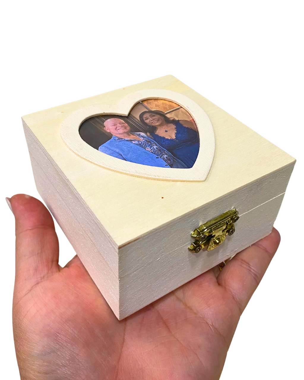Heart chest with led light