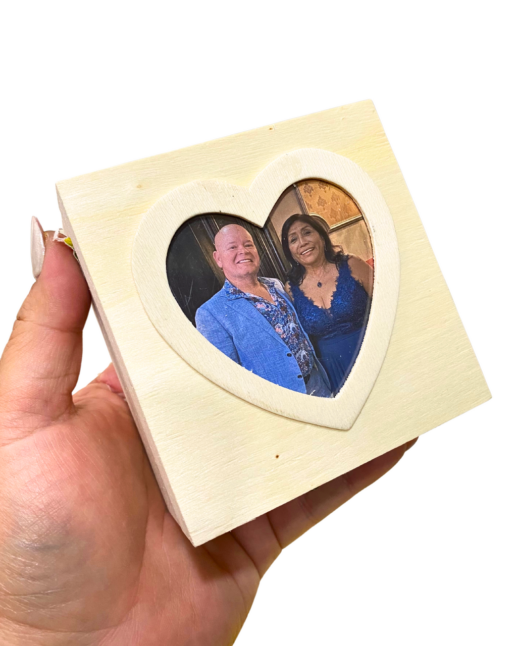 Heart chest with led light