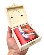 Heart chest with led light