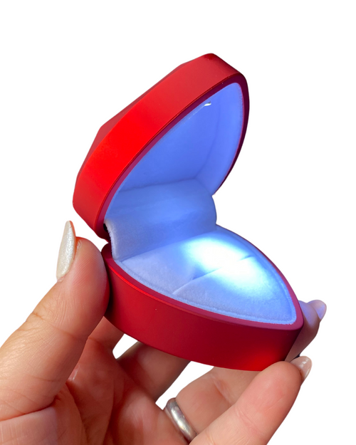 Heart chest with led light
