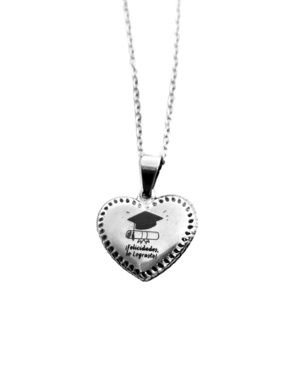 COLLAR CORAZÓN BORDEADO GRADUACIÓN