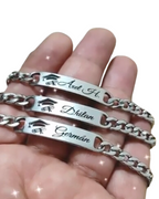 PULSERA ESCLAVA DE GRADUACION PERSONALIZADA