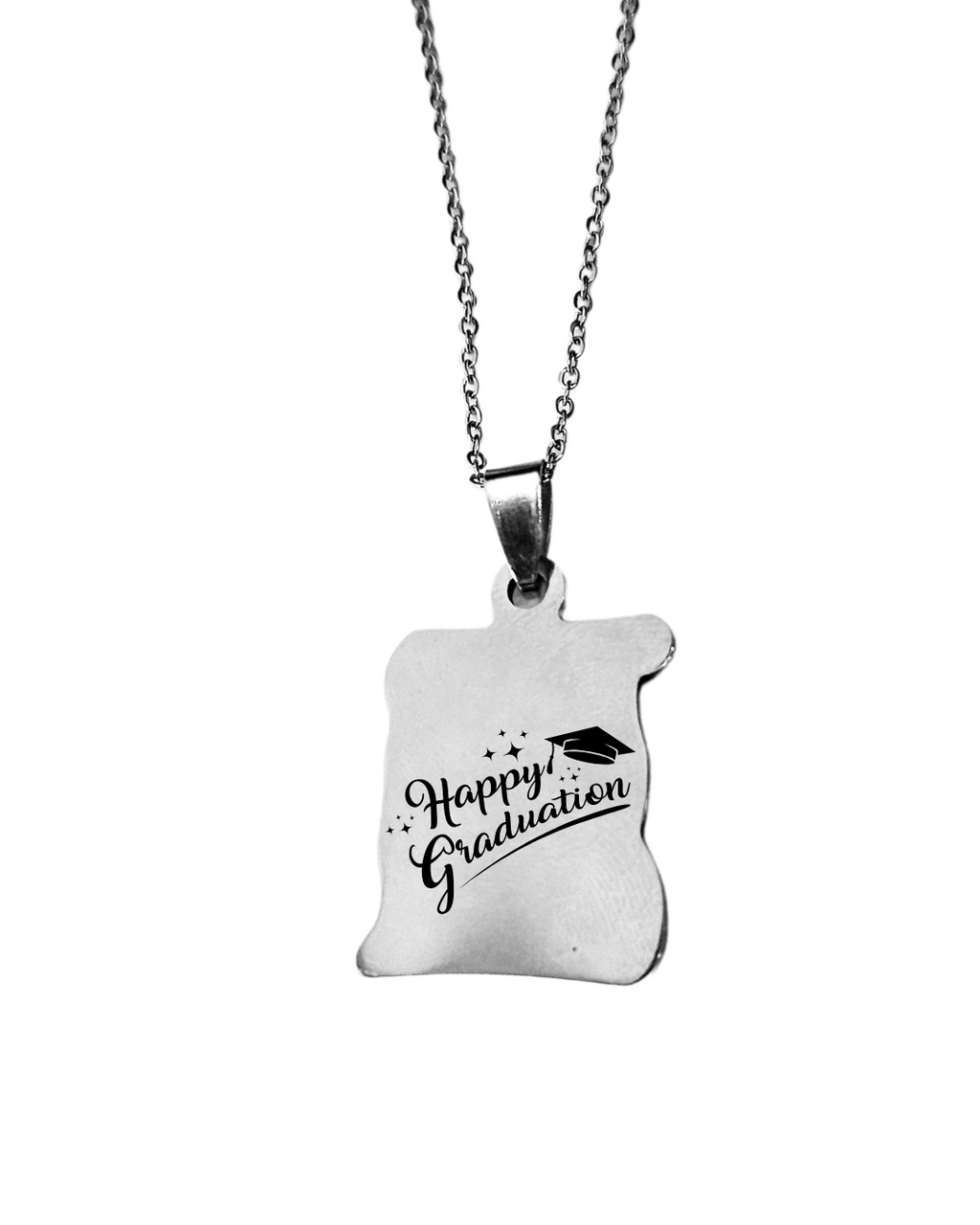 Parchment plate necklace