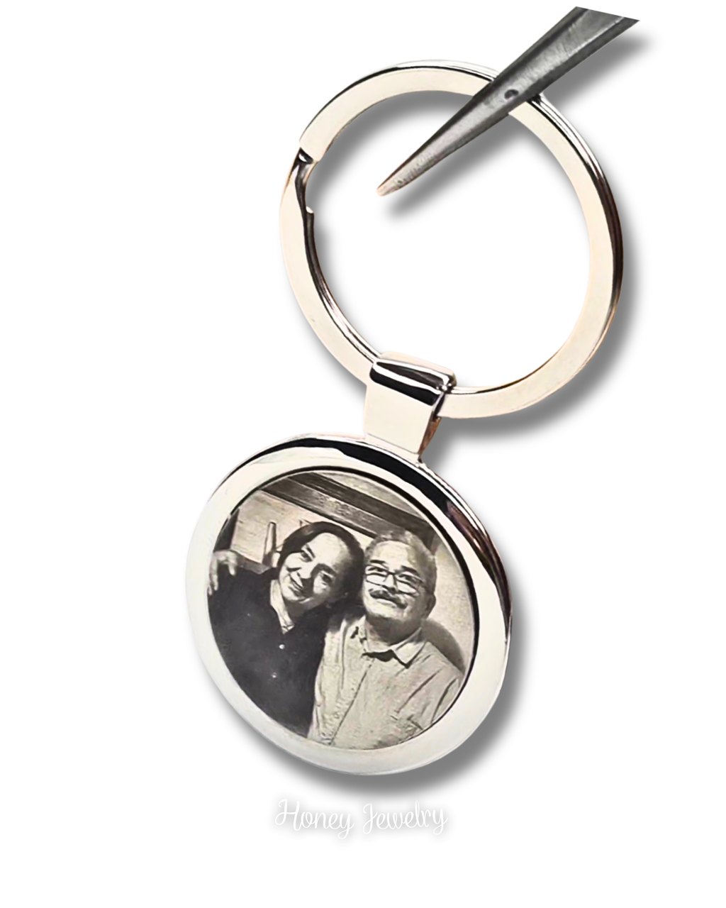 Doodles Military Badge Keychain for Dad