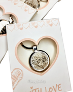 Doodles Military Badge Keychain for Dad