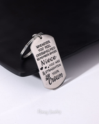 Military plate necklace - Laser engraved text