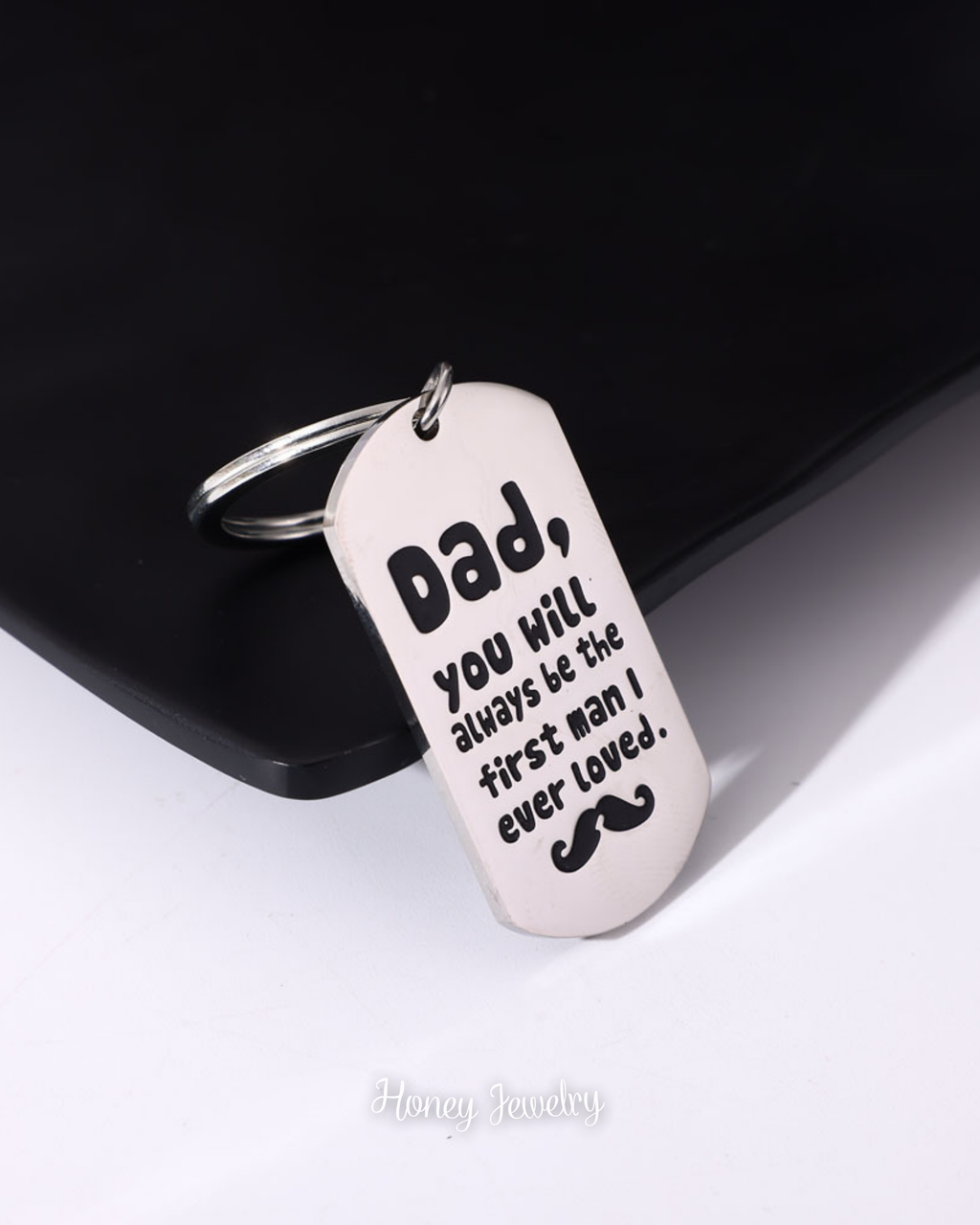 Military plate necklace - Laser engraved text