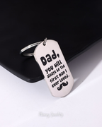 Military plate necklace - Laser engraved text