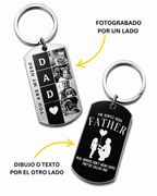 Militaire badge sleutelhanger voor papa