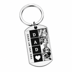 Militaire badge sleutelhanger voor papa