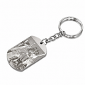 militaire badge sleutelhanger met hart