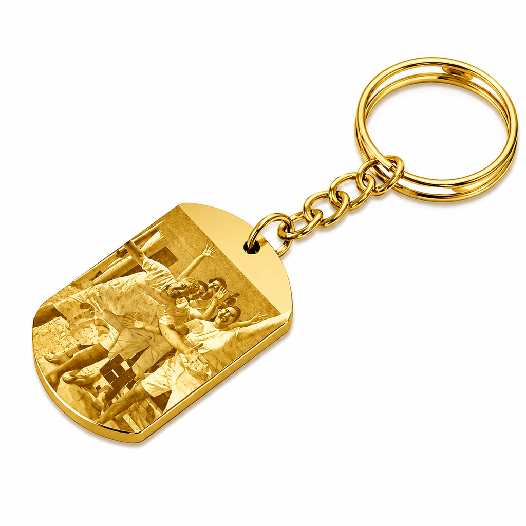 militaire badge sleutelhanger met hart