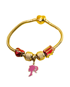 Movable charm bracelet