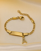 Pulsera para niños con inicial (PRE ORDEN)