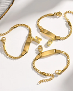 Pulsera para niños con inicial (PRE ORDEN)