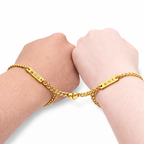 DUO DE PULSERAS MATCH CORAZÓN