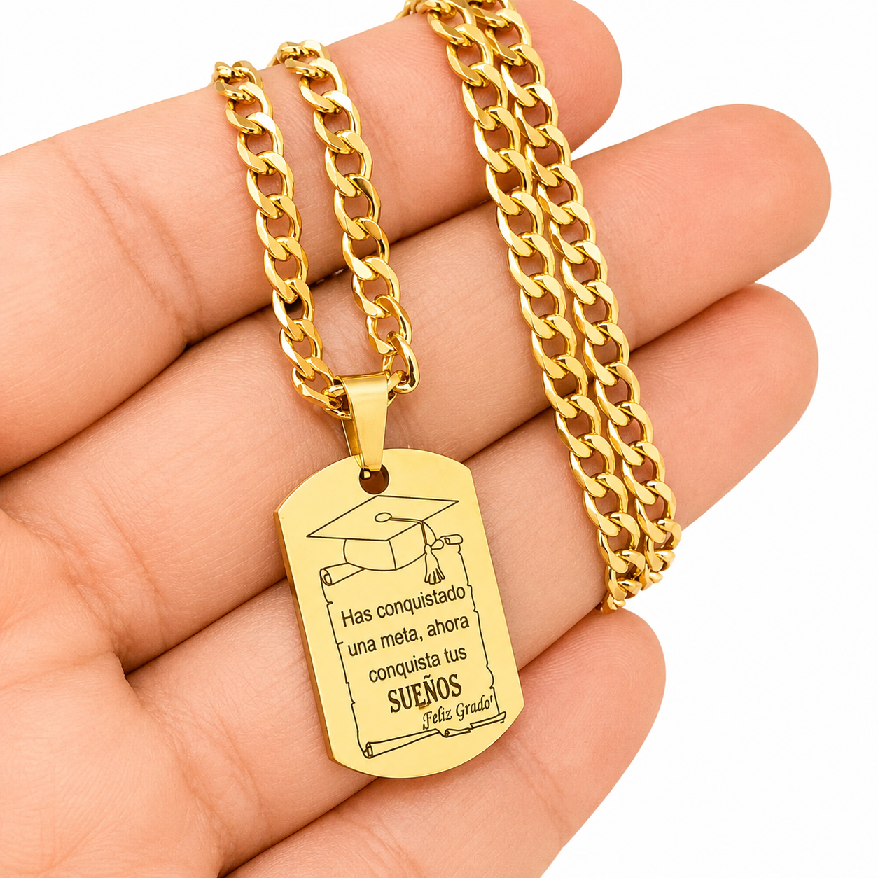 Placa personalizada mini graduación