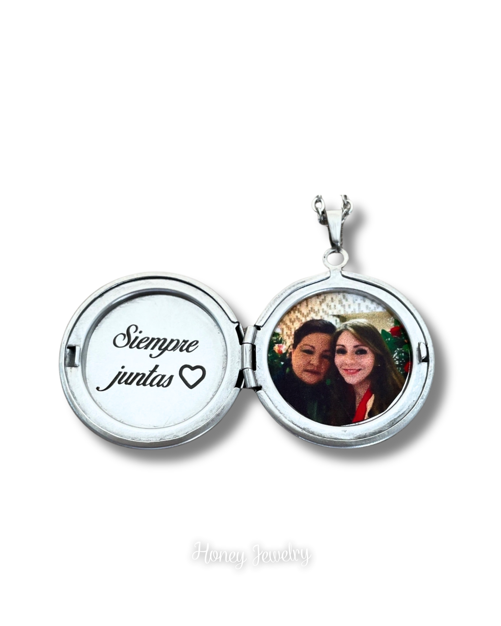 Foto-geëtste reliekschrijnketting