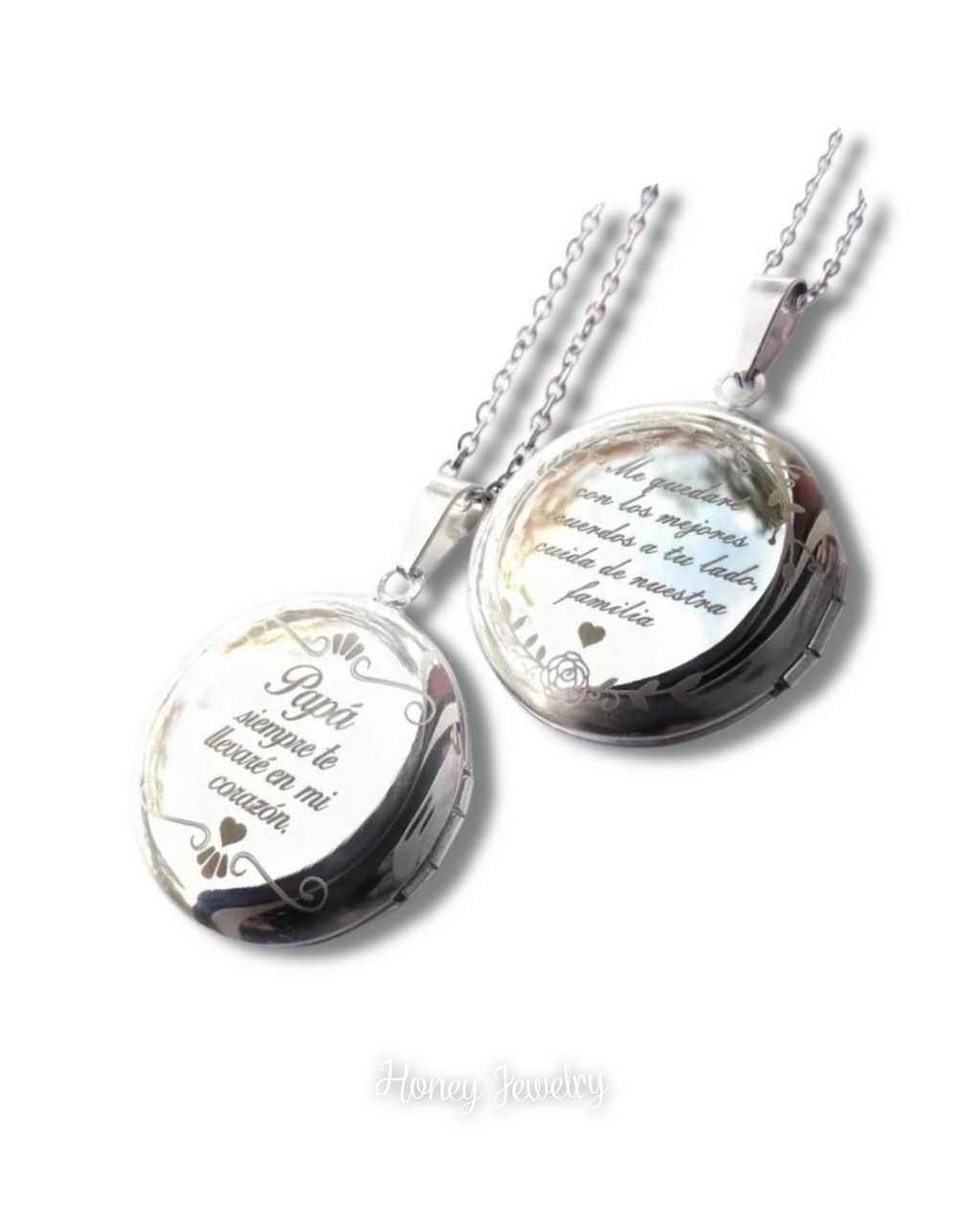 Foto-geëtste reliekschrijnketting
