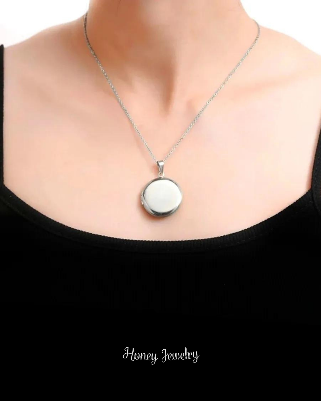 Foto-geëtste reliekschrijnketting