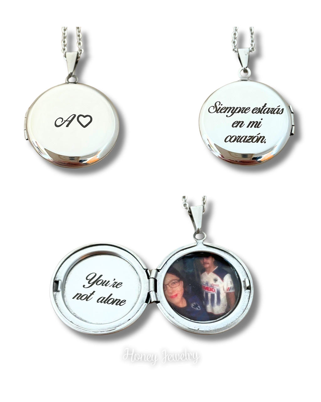 Foto-geëtste reliekschrijnketting