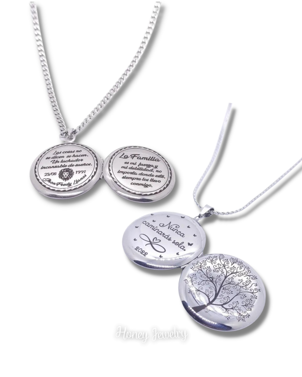 Foto-geëtste reliekschrijnketting