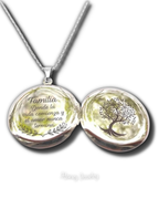 Foto-geëtste reliekschrijnketting