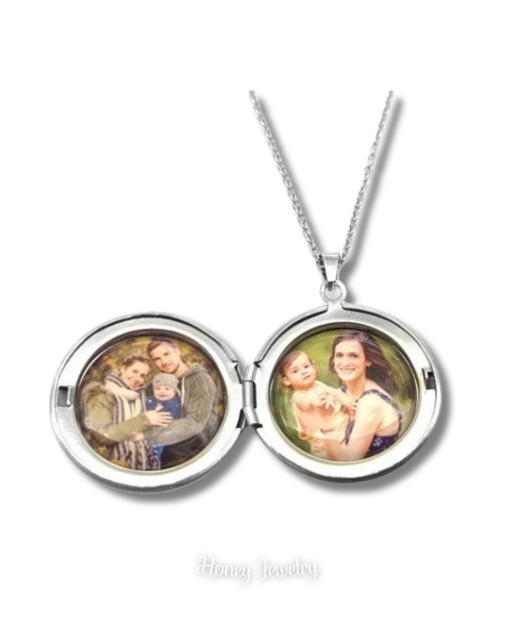 Foto-geëtste reliekschrijnketting