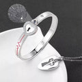 SET PULSERA CANDADO & COLLAR LLAVE
