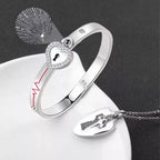 SET PULSERA CANDADO & COLLAR LLAVE